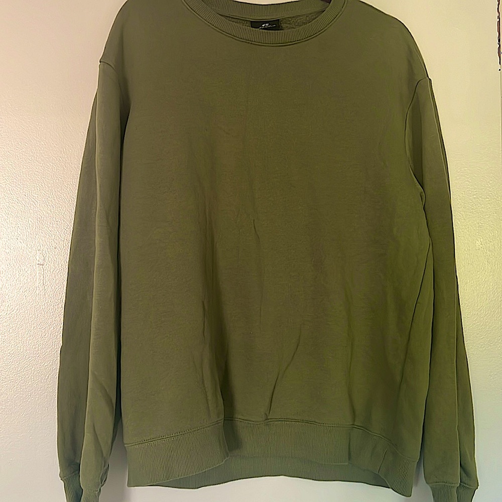 Green unisex pullover